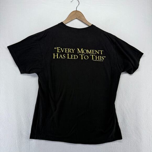 Twilight Breaking Dawn Shirt Men's large Black Part 2 Two Double Sided 2012 y2k - Picture 5 of 6